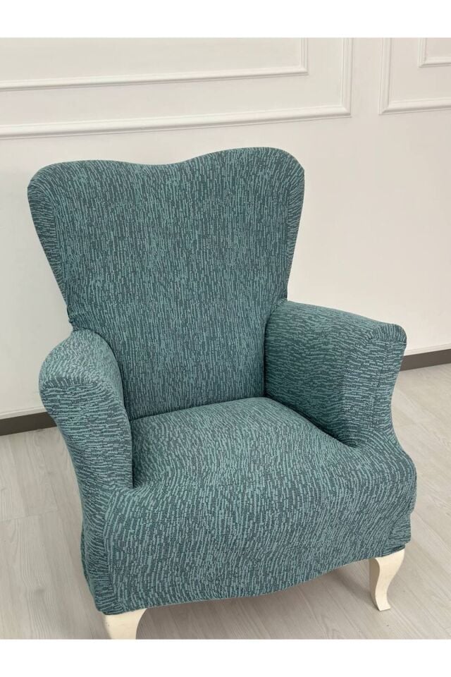 Jakarlı Düz Desen 3-3-1-1 Lastikli Kanepe Örtüsü | Lastikli Koltuk Örtüsü | Koltuk Kılıfı Takımı