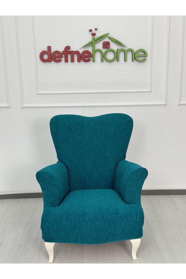 Jakarlı Düz Desen 3-3-1-1 Lastikli Kanepe Örtüsü | Lastikli Koltuk Örtüsü | Koltuk Kılıfı Takımı