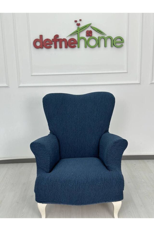 Jakarlı Düz Desen 3-3-1-1 Lastikli Kanepe Örtüsü | Lastikli Koltuk Örtüsü | Koltuk Kılıfı Takımı