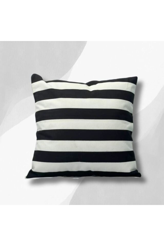 SİYAH BEYAZ DİJİTAL BASKI KIRLENT KILIFI Dfn 62